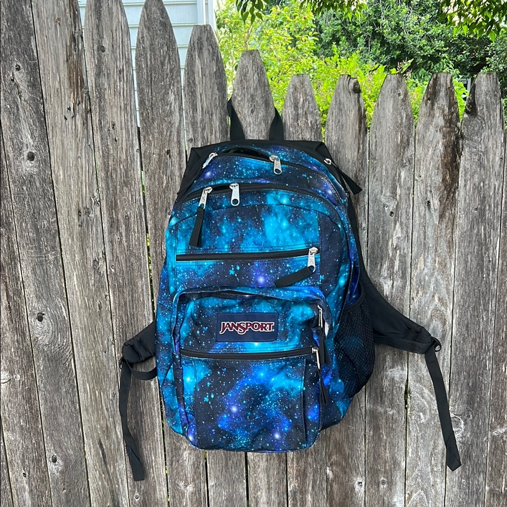 JanSport Blue Galaxy Backpack